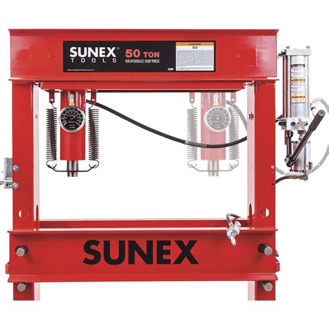 Sunex 50 Ton Airhydraulic Shop Press Model 5750ah Northern Tool