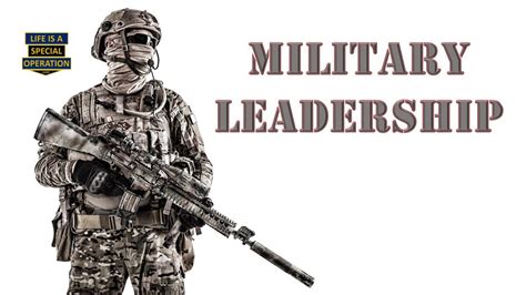10 Principles Of Military Leadership By Life Is A Special Operation