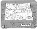 Map of North Dakota - Rootsweb