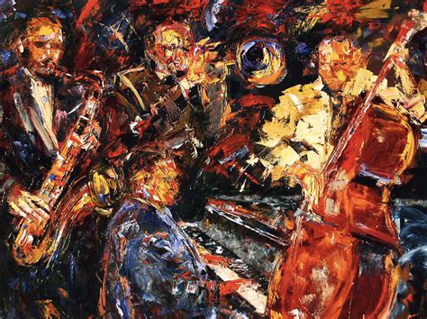 Daily Painters Abstract Gallery Abstract Jazz Art Music Art Paintings Hot Jazz 2 By Texas