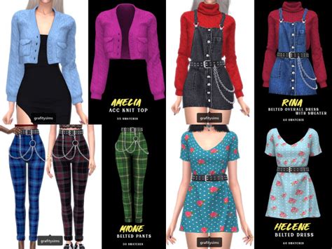 Grafity Cc Buckle Up Collection Part 24 Sims 4 Updates ♦ Sims 4