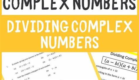 Dividing Complex Numbers Lesson | Teaching Resources