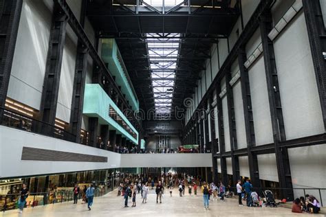 Inside The Tate Modern Art Museum In London Editorial Image Image Of