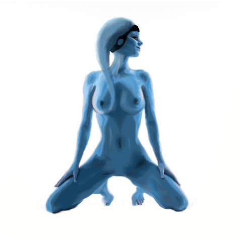 Rule 34 1girls Aayla Secura Artist Request Blue Skin Female Female