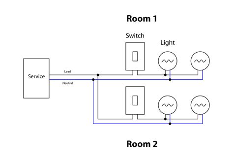 ¿es Correcto Mi Diagrama De Dos Habitaciones Dos Interruptores Cuatro Luces