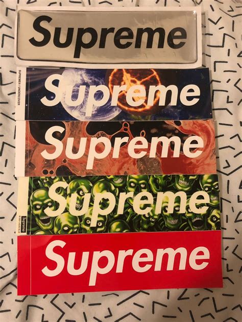 Supreme Supreme Box Logo Sticker Lot Grailed