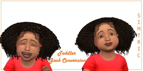 The Black Simmer Toddler Hair Sims 4 Sims Hair Sims