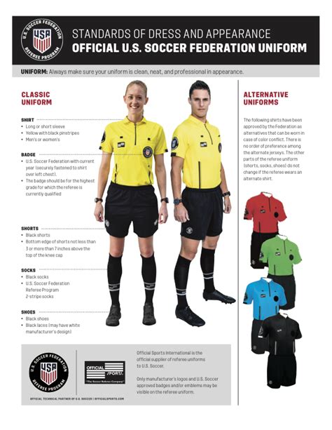 Possibility Design Gallop Ussf Official Sports Referee Jersey West