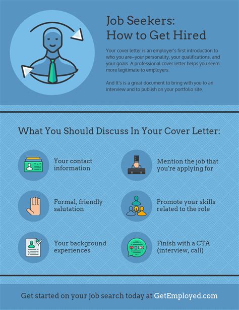 How To Get Hired Employment Infographic Template Management
