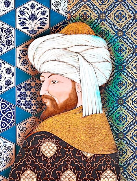 Ottoman Turkey Istanbul Fatih Sultan Mehmet Minyat R Miniature Art