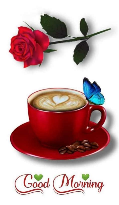 A Cup Of Coffee On A Saucer With A Flower And A Butterfly Sitting On Top