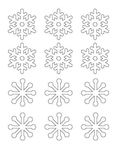40 Free Printable Snowflake Stencils And Templates The Artisan Life