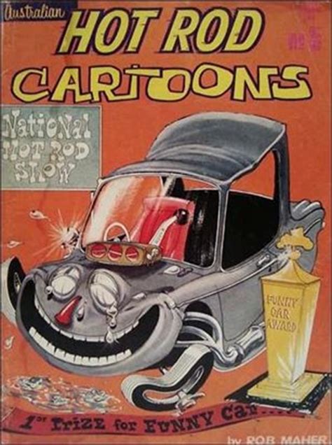 Australian Hot Rod Cartoons Comic Book By Page Publications Title Details