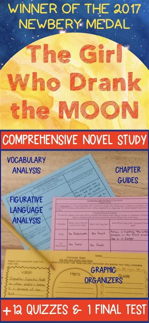 The Girl Who Drank The Moon Novel Study Assessments Vocab Distance