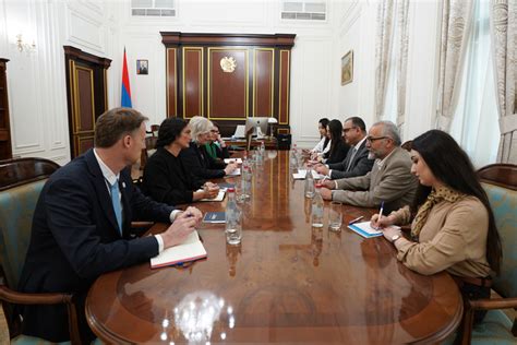 Deputy Prime Minister Tigran Khachatryan Receives The Coe Human Rights