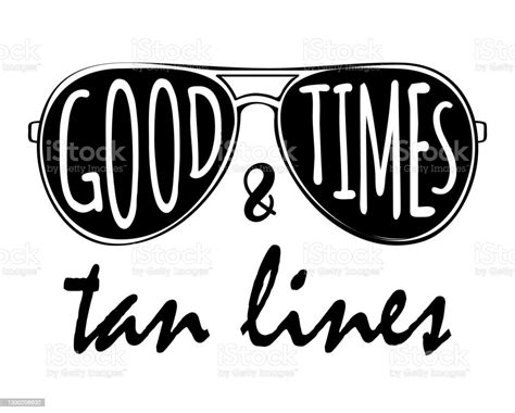 Summer Good Times And Tan Lines Stock Illustration Download Image Now