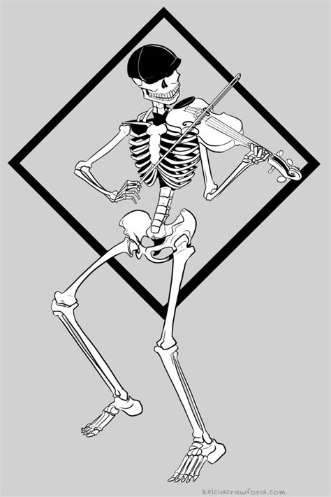 Skeleton Fiddler A Commission Kelci D Crawford