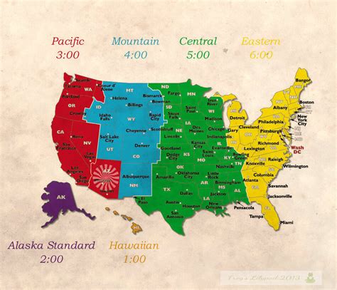 Time Zone Map Usa And Hawaii Timerwq Images And Photos Finder