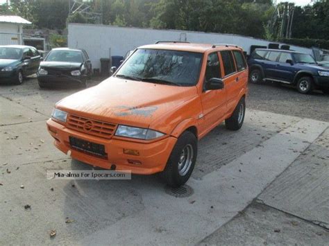 1998 Ssangyong Musso E32 Automatic S Ahk 3500 Kg Leather Car Photo