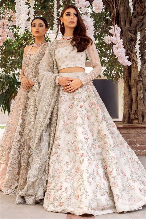 Ivory Color Wedding Lehenga Indian Bridal Dress Indian Bridal Outfits Desi Wedding Dresses