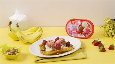 Resep Banana Caramel Dessert Lezat Dengan Topping Ice Cream Blog
