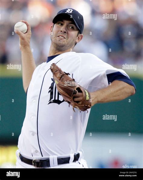 Detroit Tigers Starter Rick Porcello Pitches Against The Baltimore