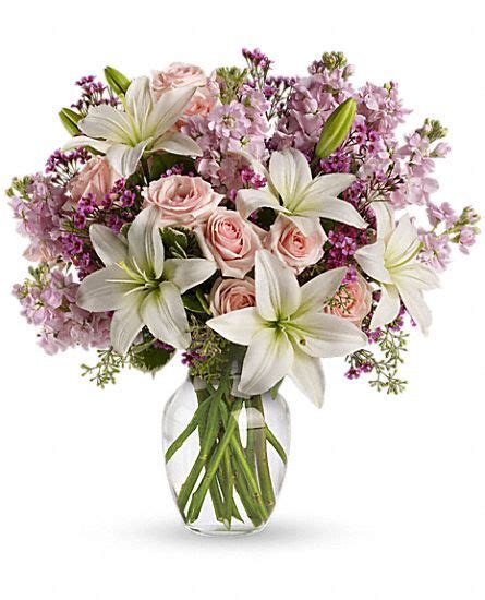 Telefloras Blossoming Romance Flower Delivery Anniversary Flowers