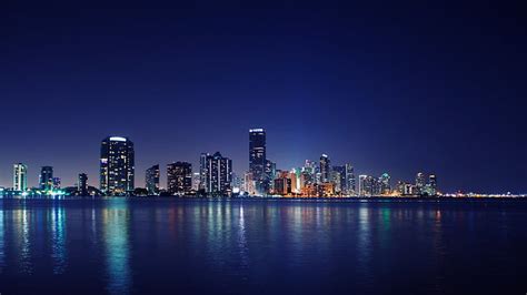 Miami Skyline 1080p 2k 4k 5k Hd Wallpapers Free