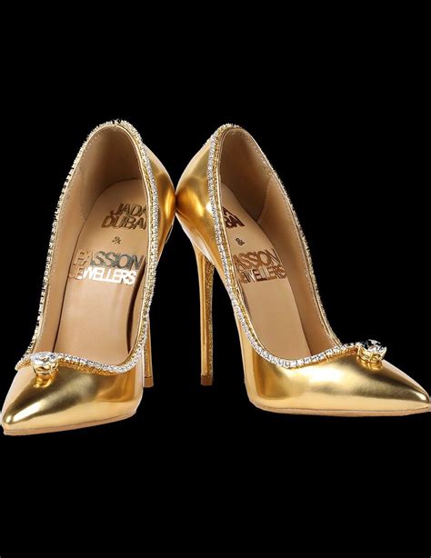 The Worlds Most Expensive Footwear At 17 Million The Passion Diamond Shoes By Jada Dubai
