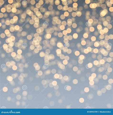 Gray And Golden Luminous Background Stock Vector Illustration Of