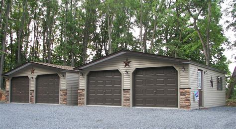 Two Car Modular Garages Pine Creek Structures