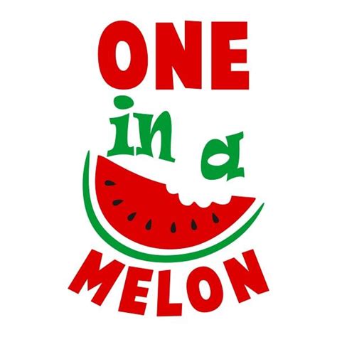 One In A Melon Cuttable Design Apex Embroidery Designs Monogram