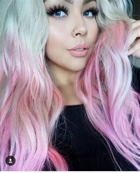 Pin By Bailey Screams On Hair Hair Styles Hair Color Streaks Pink Hair