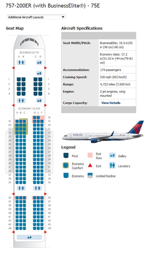 Delta Airlines Aircraft Seatmaps Airline Seating Maps And Layouts