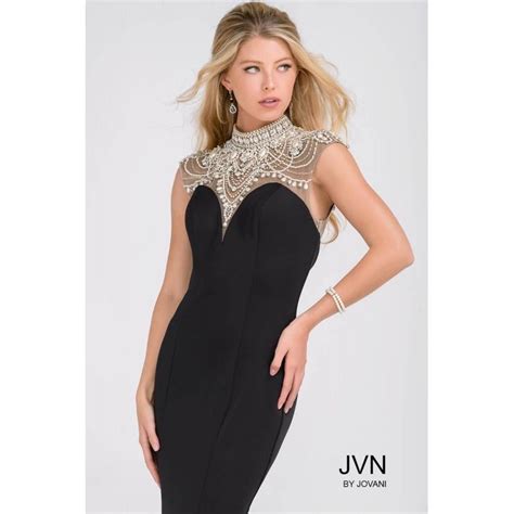 Jovani Jvn47786 Prom Dress Long Fitted Jvn By Jovani Prom Illusion