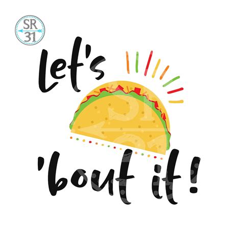 Lets Taco Bout It Fiesta Instant Download Printable Pdf Etsy