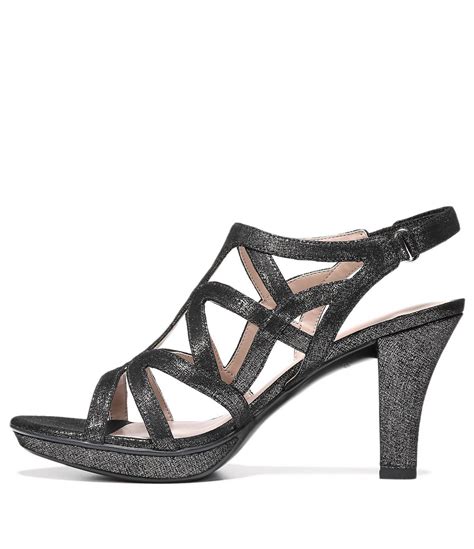 Special Occasion Danya Metallic Caged Dress Sandals Blackpewter