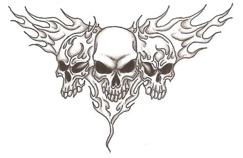 Flame Skulls I By Jamesnorton On Deviantart