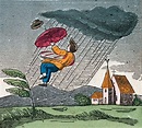 Unwetter: der fliegende Robert im Struwwelpeter liebte den Regen