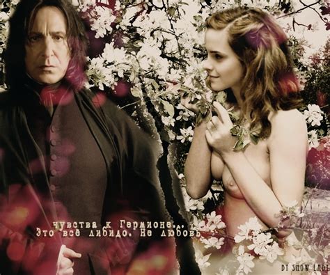 Post 1871006 Alan Rickman Emma Watson Fakes Harry Potter Hermione Granger Severus Snape Snow Lady