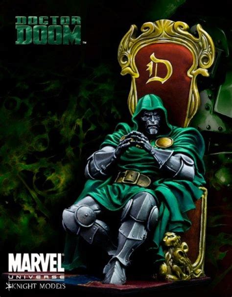 On Throne Drdoom Comic Villains Marvel Villains