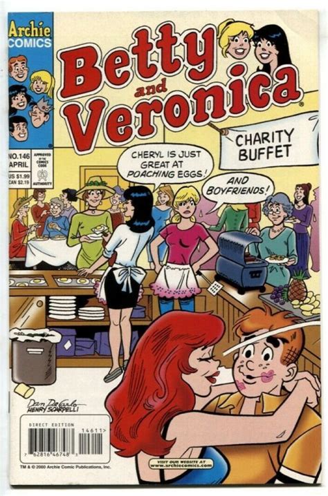 betty and veronica 146 2000 cheryl blossom cover archie comics vf comic books modern age
