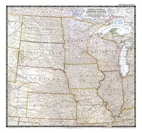 North Central United States Map