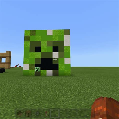 Minecraft Creeper Head Pixel Art Text Figurine Minecraft Pixel Art