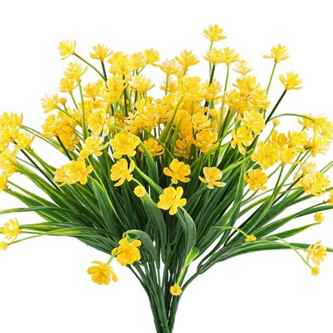 Read on for a list of plants that. HOT Artificial Fake Flowers, 4pcs Faux Yellow Daffodils ...