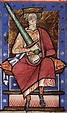 Etelredo II el Indeciso, rey de Inglaterra desde 978 a 1013 y desde ...