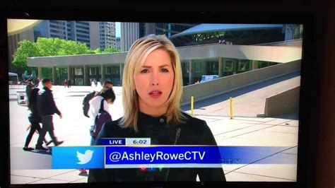 Ctv News Guy Walks In Front Of Ashley Rowe Shes Surprised Youtube