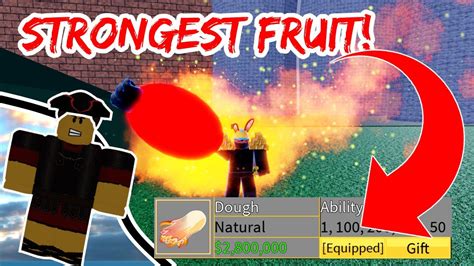 Dough Is On Stock Strongest Fruit Blox Fruit Youtube