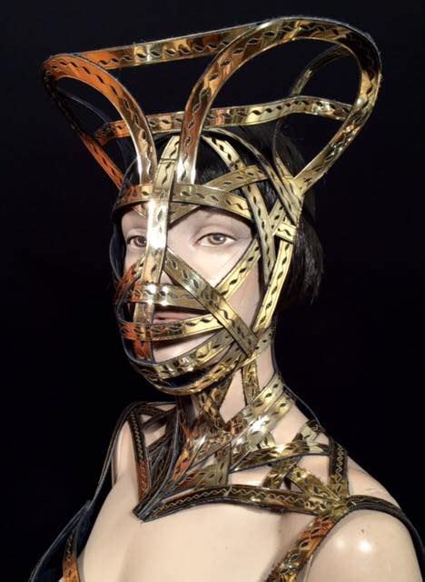 Mask Futuristic Avant Garde Fashion Cage Muzzle Mago De Oz Mascaras