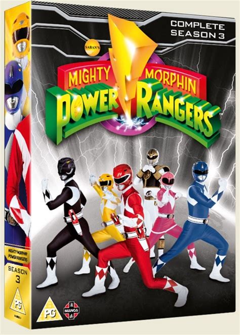 mighty morphin power rangers complete season 3 dvd box set free shipping over £20 hmv store